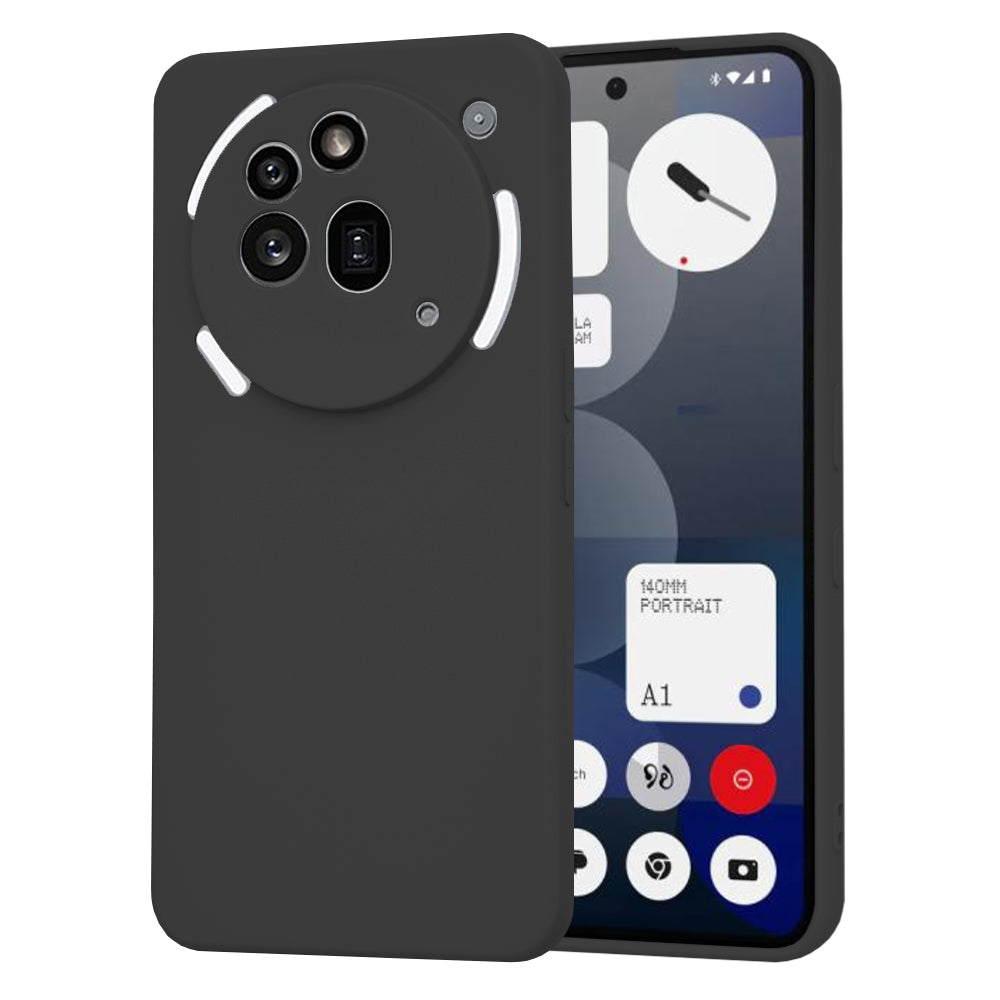 Futrola za Nothing Phone (3a) Pro, Techsuit, SoftFlex, Crna