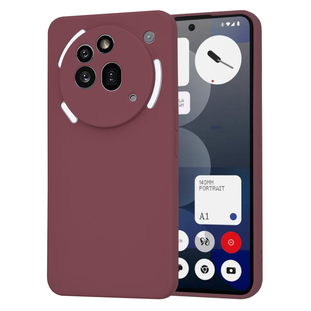 Futrola za Nothing Phone (3a) Pro, Techsuit, SoftFlex, Bordo