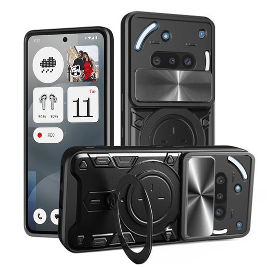 Futrola za Nothing Phone (3a), Techsuit, CamGuard Pro, Crna
