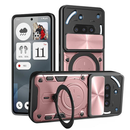 Futrola za Nothing Phone (3a), Techsuit, CamGuard Pro, Roze Zlatna