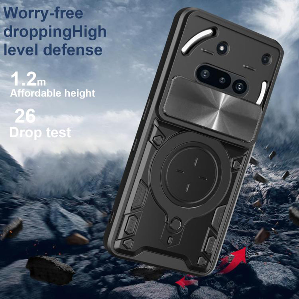 Futrola za Nothing Phone (3a), Techsuit, CamGuard Pro, Roze Zlatna