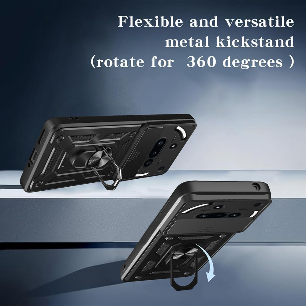 Futrola za Nothing Phone (3a), Techsuit, CamShield, Crna
