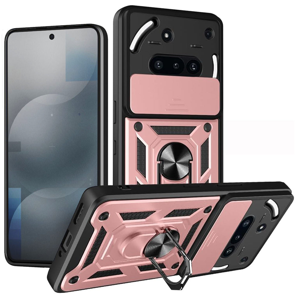 Futrola za Nothing Phone (3a), Techsuit, CamShield, Roze