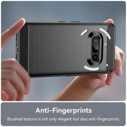 Futrola za Nothing Phone (3a), Techsuit, Karbon, Crna