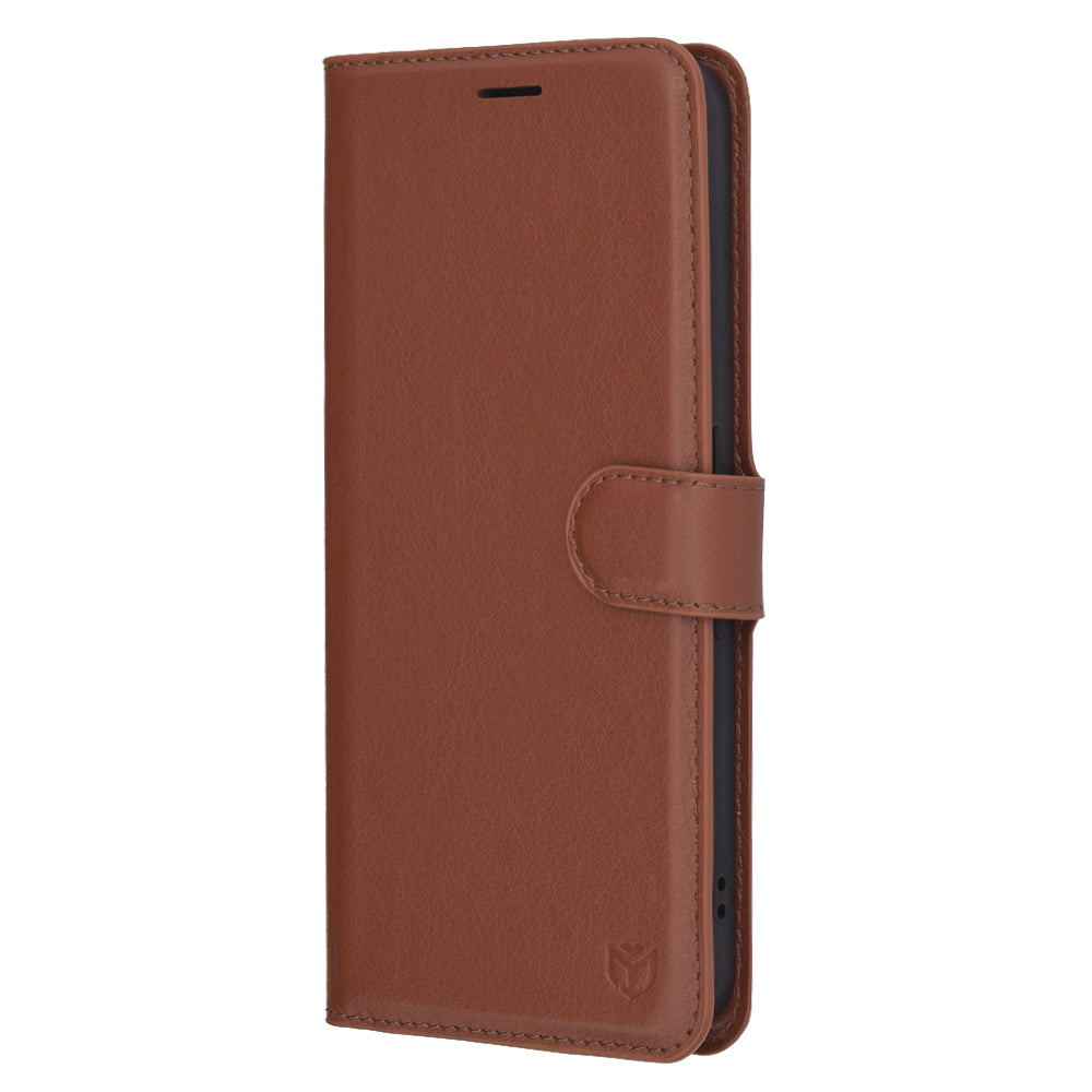 Futrola za Nothing Phone (3a), Techsuit, Leather Folio, Braon