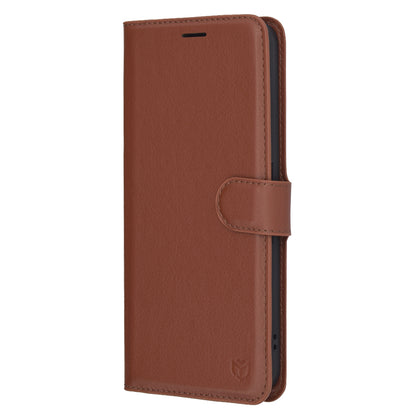 Futrola za Nothing Phone (3a), Techsuit, Leather Folio, Braon