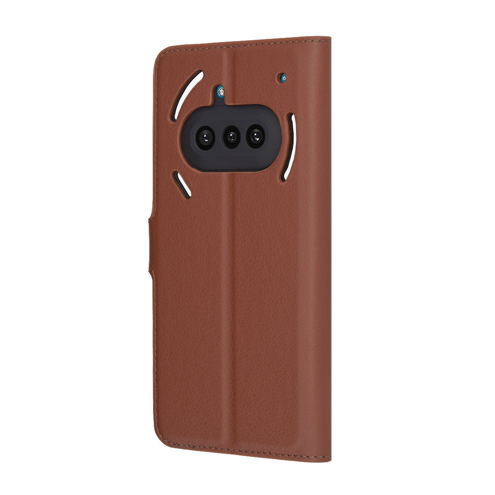 Futrola za Nothing Phone (3a), Techsuit, Leather Folio, Braon