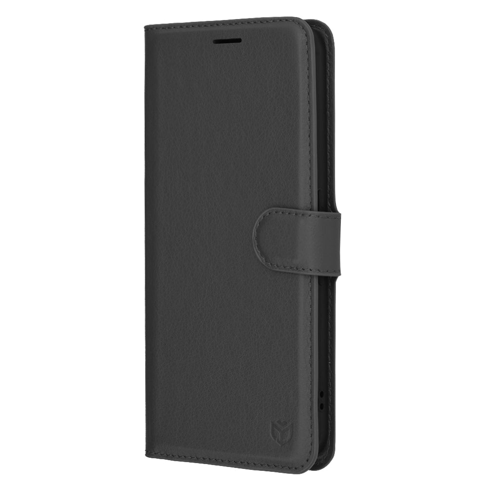 Futrola za Nothing Phone (3a), Techsuit, Leather Folio, Crna