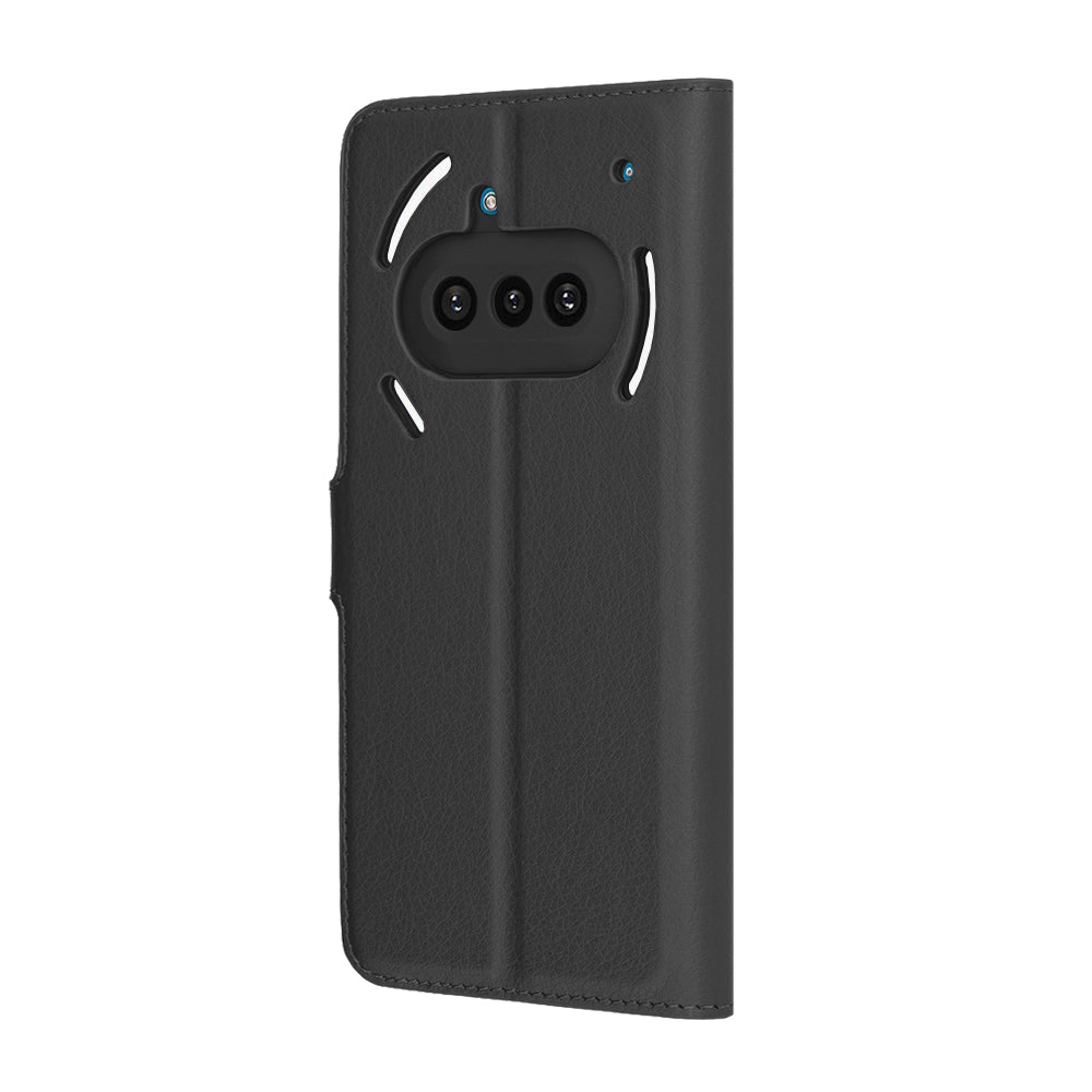 Futrola za Nothing Phone (3a), Techsuit, Leather Folio, Crna