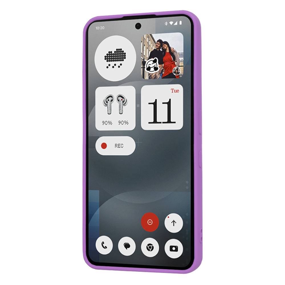 Futrola za Nothing Phone (3a), Techsuit, SoftFlex, Ljubičasta