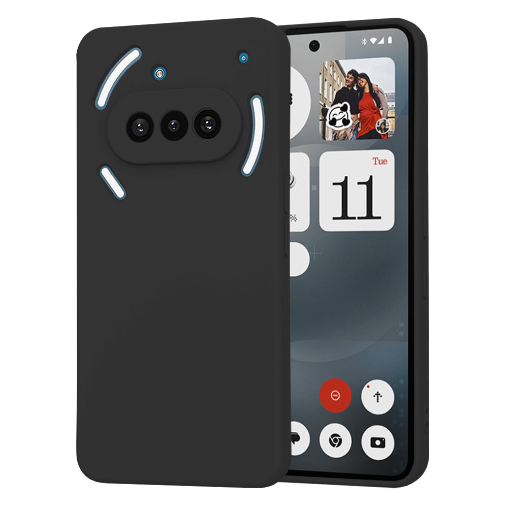 Futrola za Nothing Phone (3a), Techsuit, SoftFlex, Crna