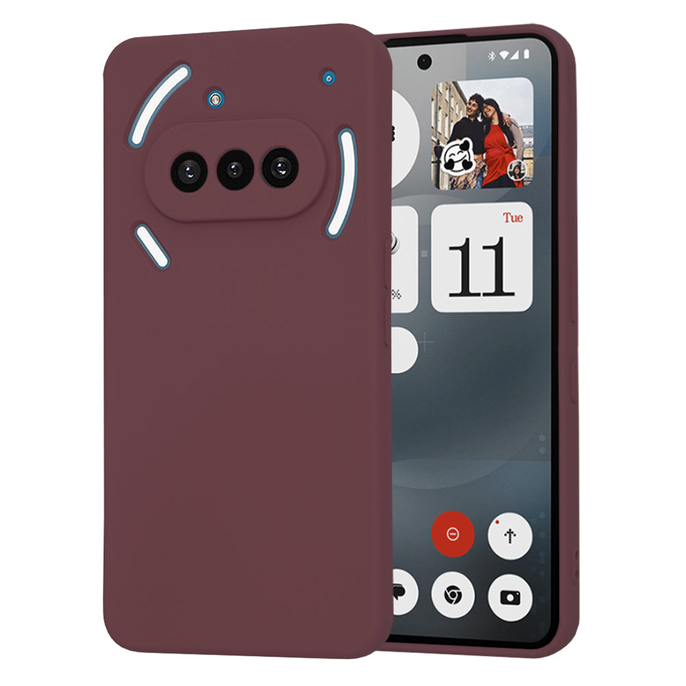 Futrola za Nothing Phone (3a), Techsuit, SoftFlex, Bordo