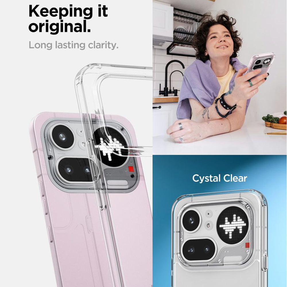 Futrola za Nothing Phone (4a) Pro, Spigen, Ultra Hybrid, Providna ACS11632