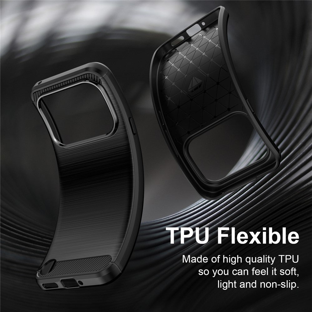 Futrola za Nothing Phone (4a) Pro, Techsuit, Karbon, Crna
