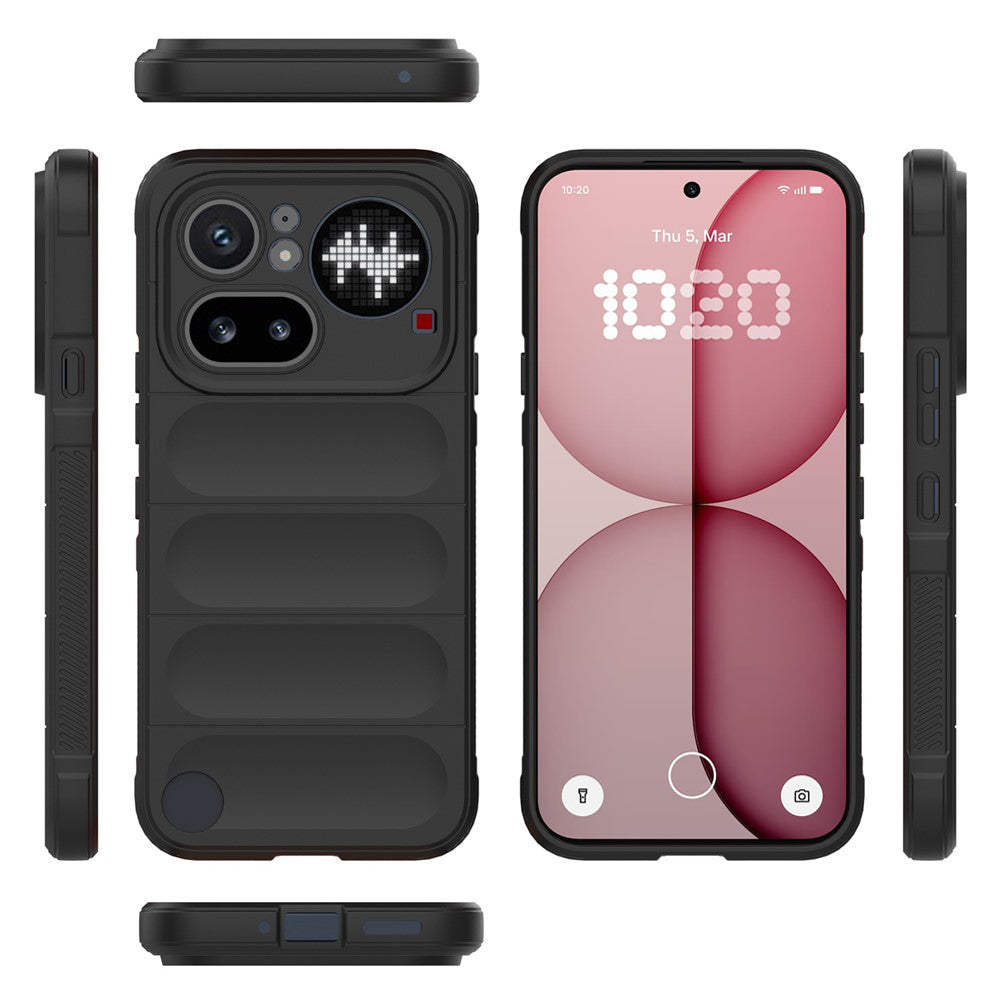 Futrola za Nothing Phone (4a) Pro, Techsuit, Magic Shield, Crna