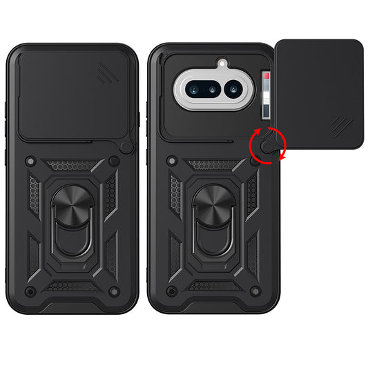 Futrola za Nothing Phone (4a), Techsuit, CamShield, Crna