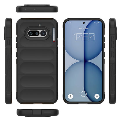 Futrola za Nothing Phone (4a), Techsuit, Magic Shield, Crna