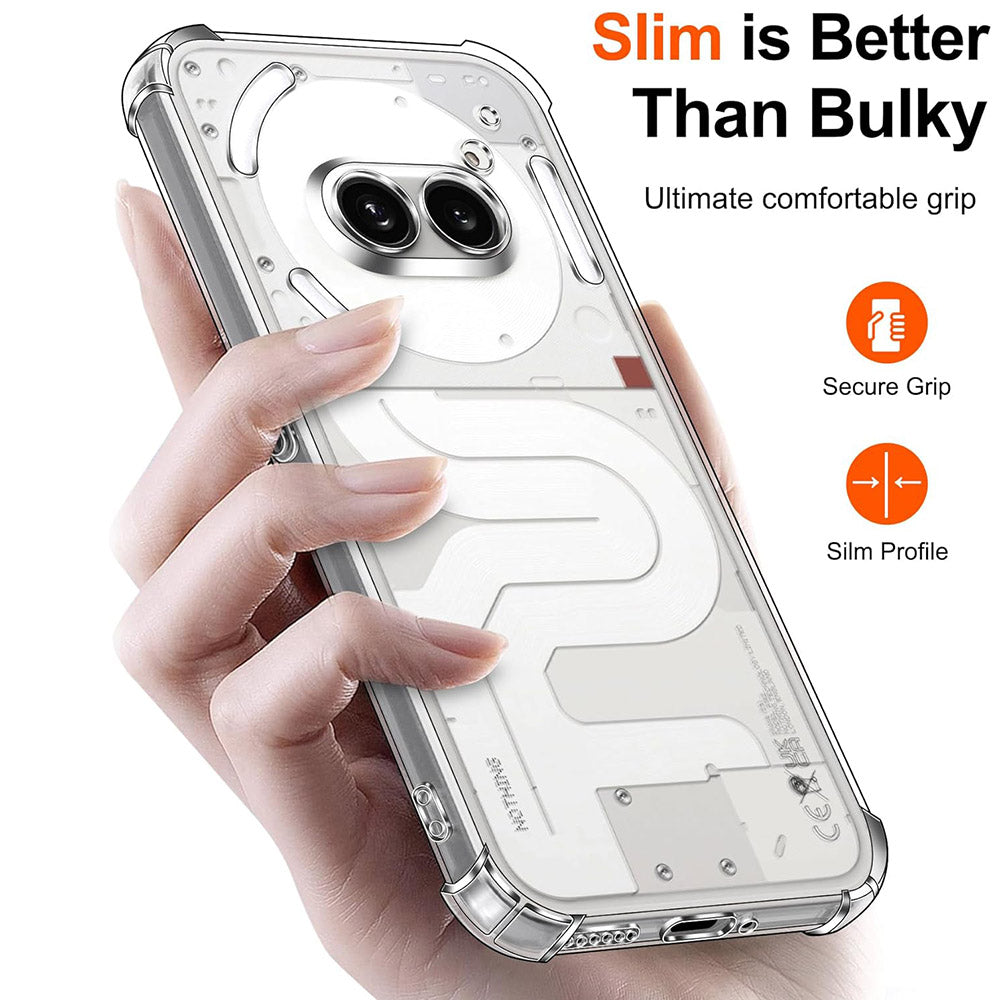 Futrola za Nothing Phone (4a), Techsuit, Shockproof Clear, Transparentna