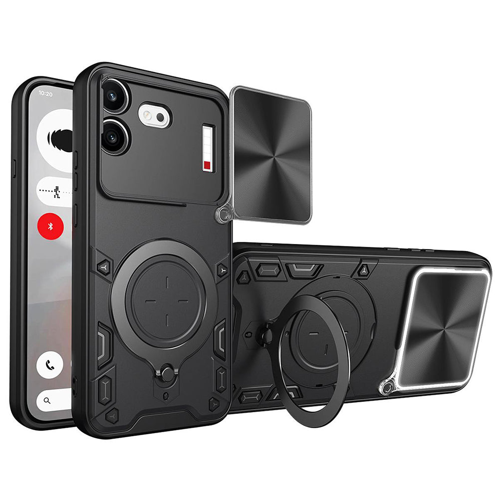 Futrola za Nothing Phone (4b), Techsuit, CamGuard Pro, Crna