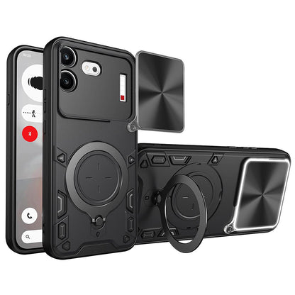 Futrola za Nothing Phone (4b), Techsuit, CamGuard Pro, Crna