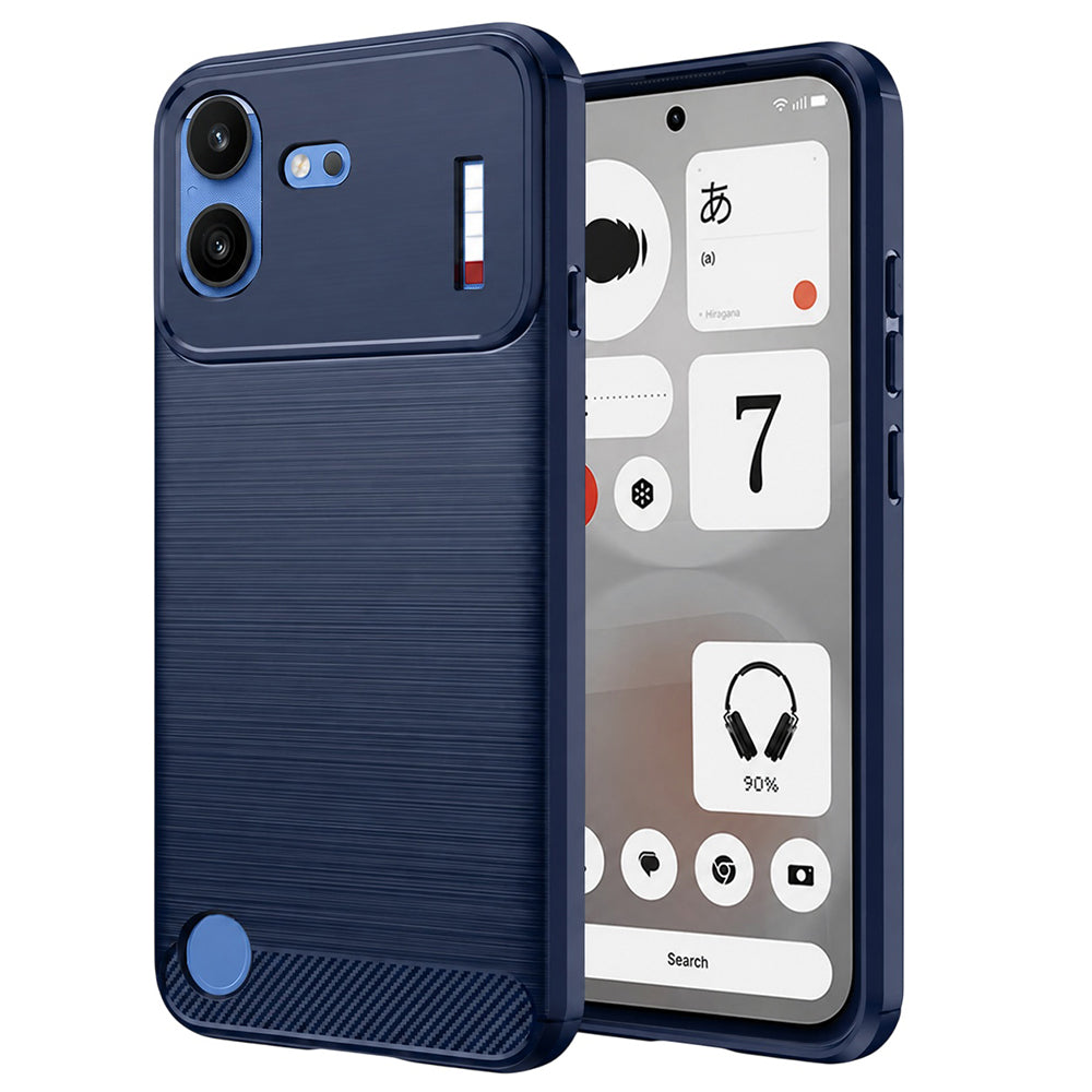 Futrola za Nothing Phone (4b), Techsuit, Karbon, Plava