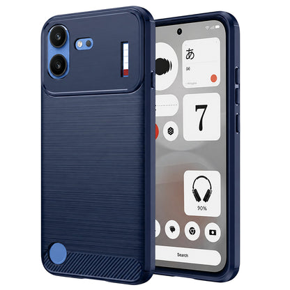 Futrola za Nothing Phone (4b), Techsuit, Karbon, Plava