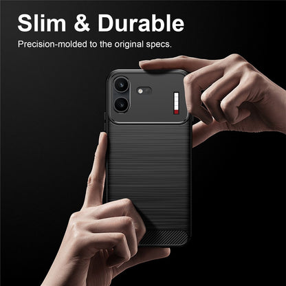 Futrola za Nothing Phone (4b), Techsuit, Karbon, Crna