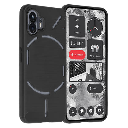 Futrola za Nothing Phone (2), Techsuit, Karbon, Crna