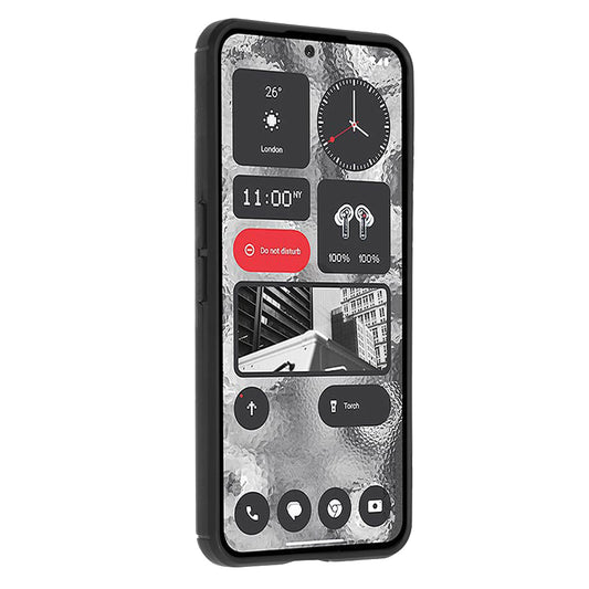 Futrola za Nothing Phone (2), Techsuit, Karbon, Crna