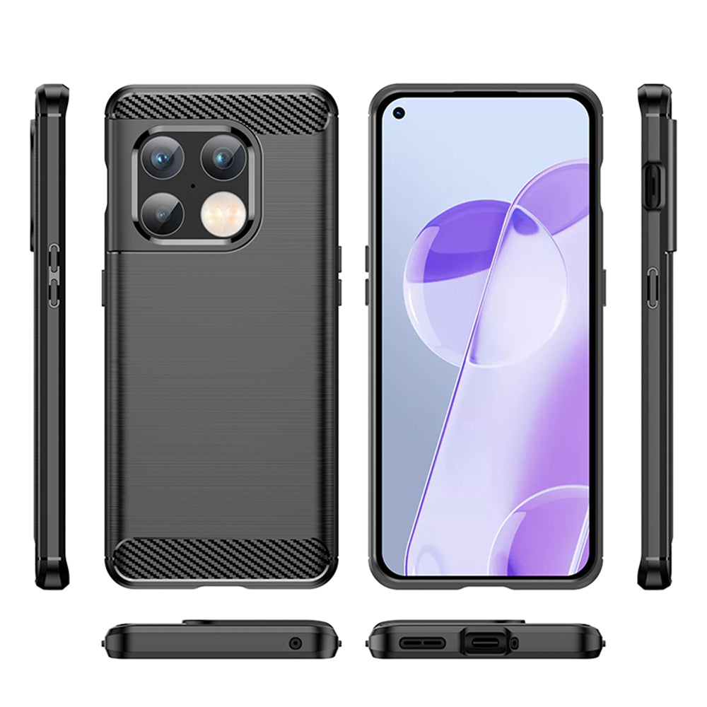 Futrola za OnePlus 10 Pro, Techsuit, Karbon, Crna
