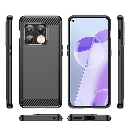 Futrola za OnePlus 10 Pro, Techsuit, Karbon, Crna
