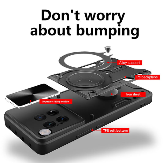 Futrola za OnePlus 12, Techsuit, CamGuard Pro, Crna