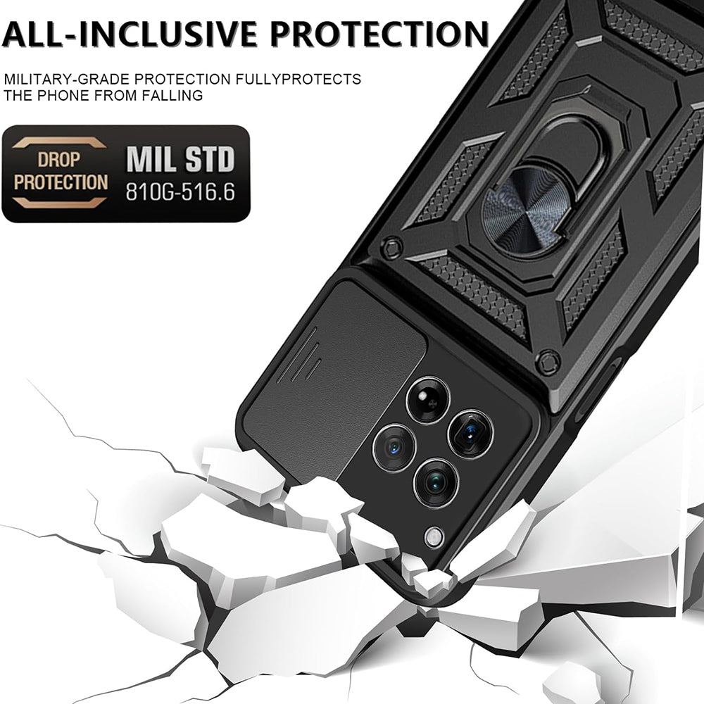 Futrola za OnePlus 12, Techsuit, CamShield, Crna