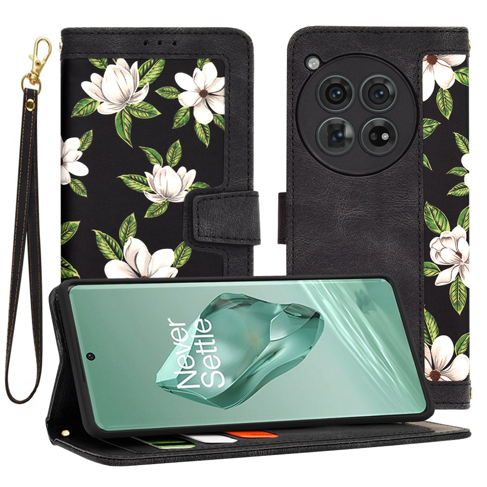 Futrola za OnePlus 12, Techsuit, FlipCraft, Crna