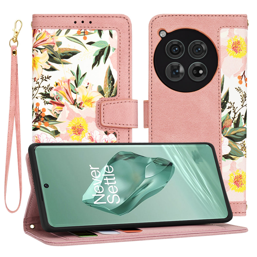 Futrola za OnePlus 12, Techsuit, FlipCraft, Roze