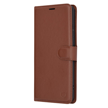 Futrola za OnePlus 12, Techsuit, Leather Folio, Braon