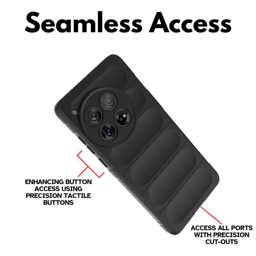 Futrola za OnePlus 12, Techsuit, Magic Shield, Crna