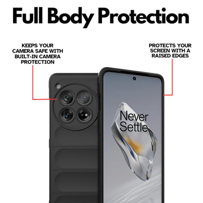 Futrola za OnePlus 12, Techsuit, Magic Shield, Crna