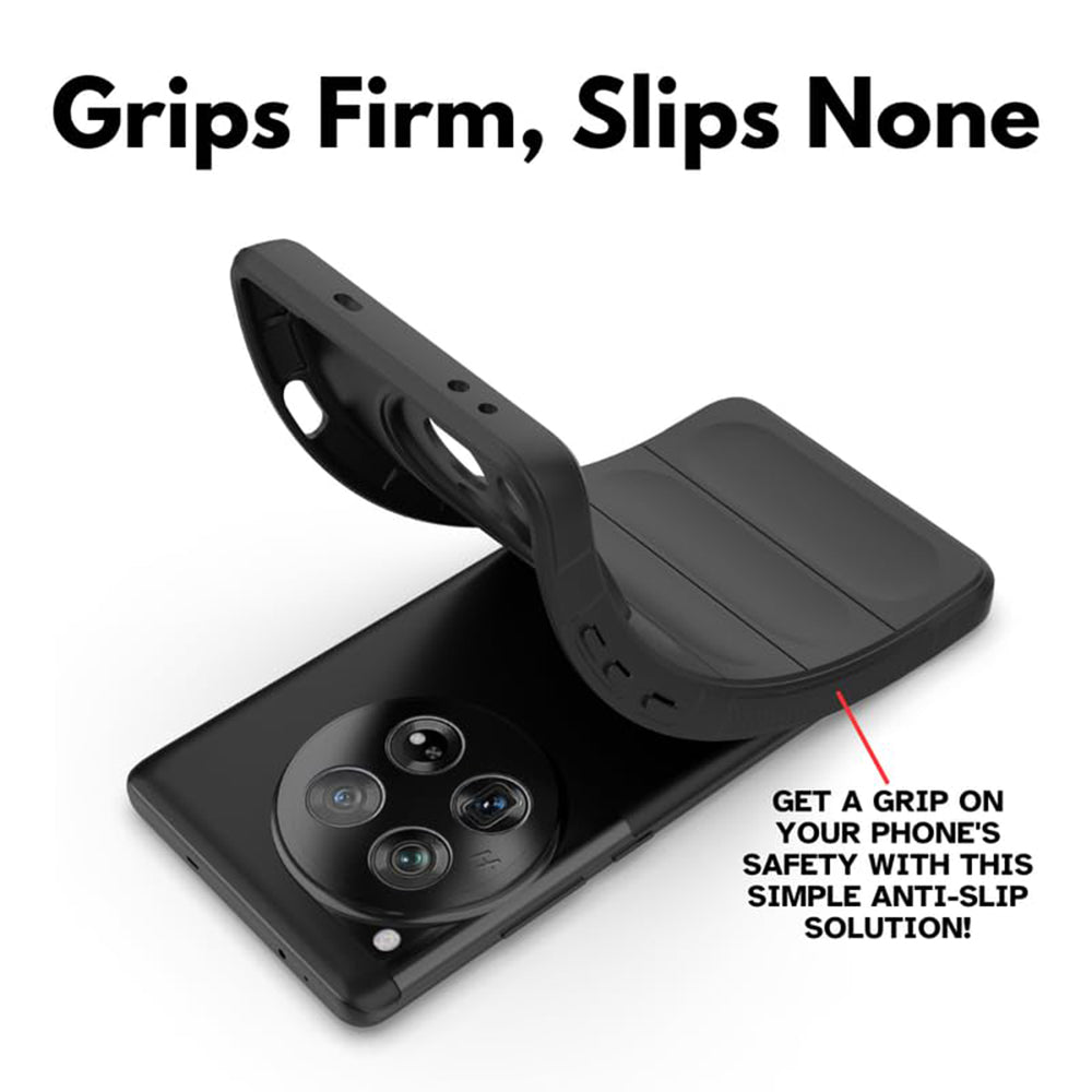 Futrola za OnePlus 12, Techsuit, Magic Shield, Crna