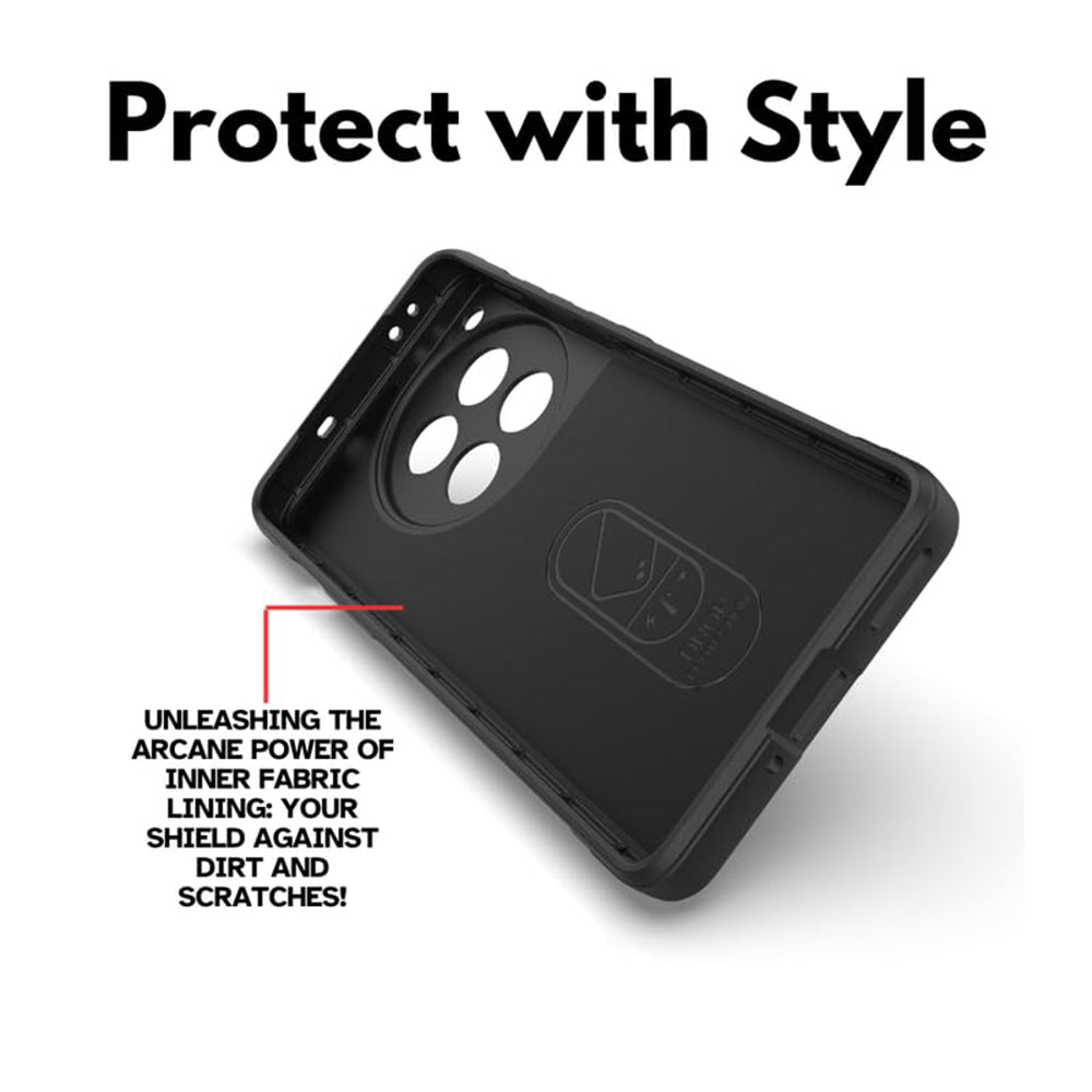 Futrola za OnePlus 12, Techsuit, Magic Shield, Crna