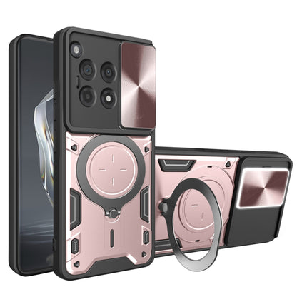 Futrola za OnePlus 12R, Techsuit, CamGuard Pro, Roze Zlatna