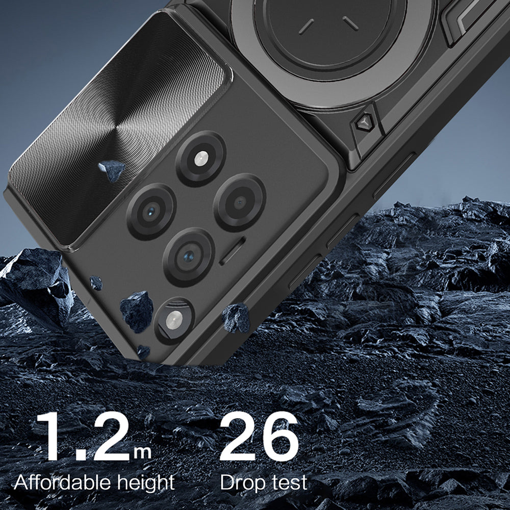 Futrola za OnePlus 12R, Techsuit, CamGuard Pro, Roze Zlatna
