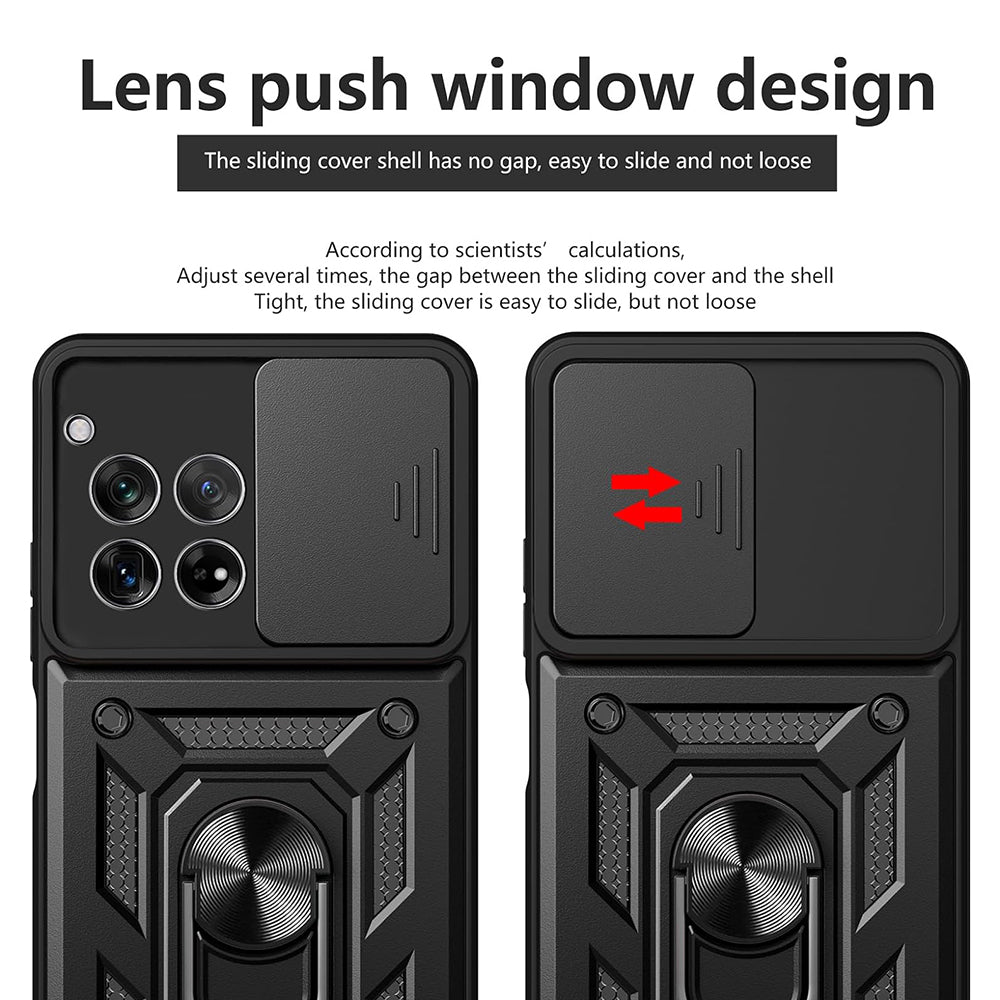 Futrola za OnePlus 12R, Techsuit, CamShield, Crna