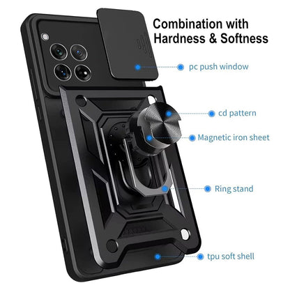 Futrola za OnePlus 12R, Techsuit, CamShield, Crna