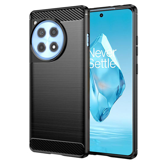 Futrola za OnePlus 12R, Techsuit, Karbon, Crna