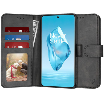Futrola za OnePlus 12R, Techsuit, Diary Book, Crna