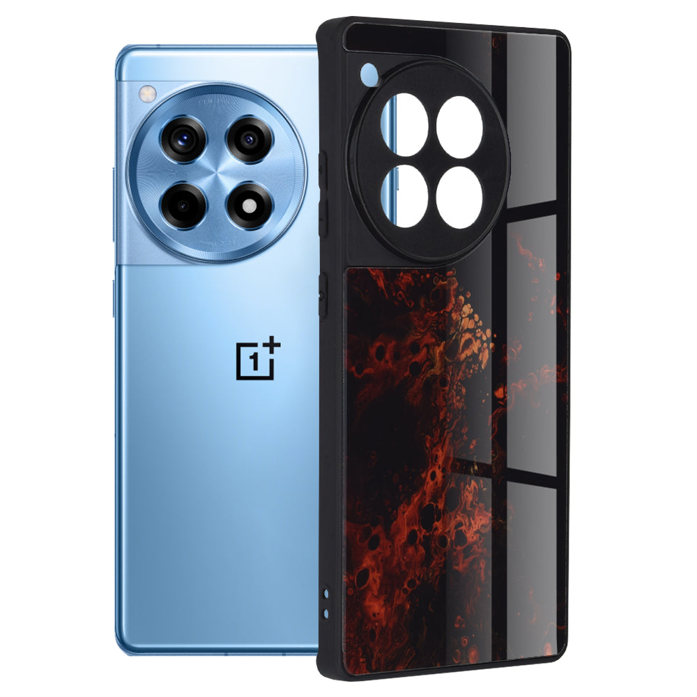 Futrola za OnePlus 12R, Techsuit, Glaze, Crvena