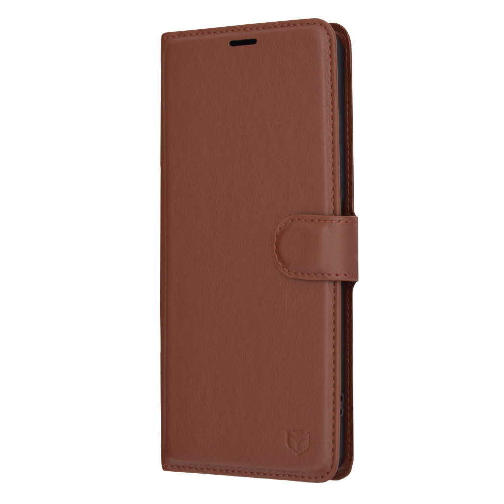 Futrola za OnePlus 12R, Techsuit, Kožna Folio, Braon