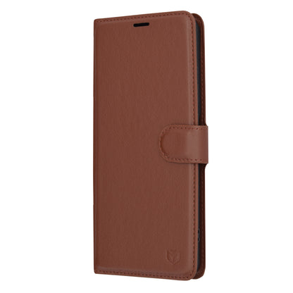 Futrola za OnePlus 12R, Techsuit, Kožna Folio, Braon
