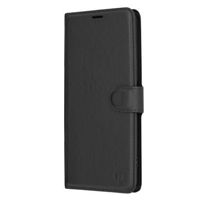 Futrola za OnePlus 12R, Techsuit, Leather Folio, Crna